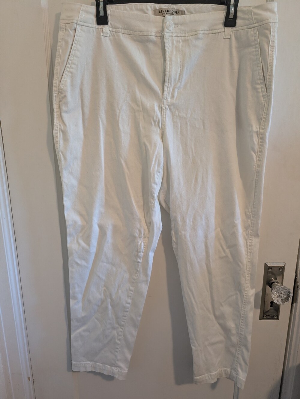 Liverpool Los Angeles Women's White Chino Pants